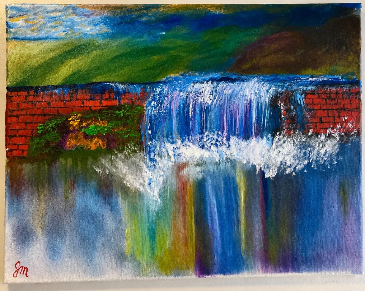 Prism Imprison original painting by Joshua Malone